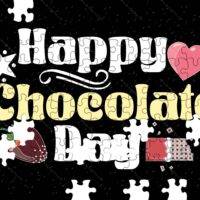 Happy Chocolate Day Jigsaw Puzzle F-1173