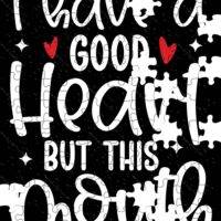 I Have A Good Heart But This Mouth Jigsaw Puzzle S-1182