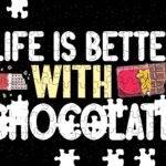 Life Is Better With Chocolate Jigsaw Puzzle C-1170