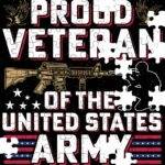 Proud Veteran Of The United States Army Jigsaw Puzzle M-1162