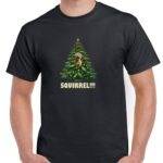 The Griswold Family Squirrel!!! Jumping From Christmas Tree Shirt H-1187