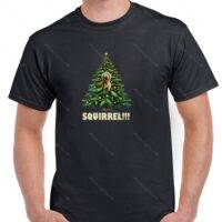 The Griswold Family Squirrel!!! Jumping From Christmas Tree Shirt H-1187