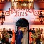 Donald Trump and Melania Trump at 2025 White House Halloween Event Metal Photo