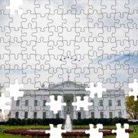 Fighter Jets Flying Over The Whitehouse Jigsaw Puzzle