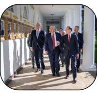 Trump Giving Tour Of President Photo Avenue With Senators Mouse Pad