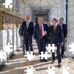 Trump Giving Tour Of President Photo Avenue With Senators Jigsaw Puzzle