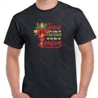 Christmas Cross Jesus Is The Reason Shirt H-1217