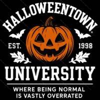 Halloweentown University Halloween Direct to Film (DTF) Heat Transfer H-1205