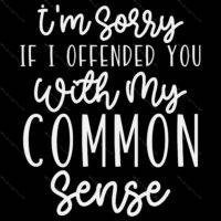 I'm Sorry If I Offended You Direct to Film (DTF) Heat Transfer S-1212