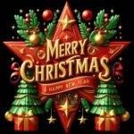 Merry Christmas Direct to Film (DTF) Heat Transfer H-1240