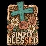 Simply Blessed Direct to Film (DTF) Heat Transfer I-1241