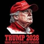 Trump 2028 Make America Great Forever Direct to Film (DTF) Heat Transfer T-1207