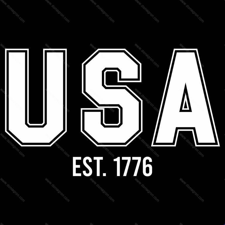 USA 1776 Direct to Film (DTF) Heat Transfer U-1233