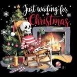 Just Waiting For Christmas Direct to Film (DTF) Heat Transfer H-1231