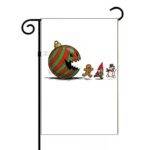 Christmas Ball Chasing Christmas Figures Garden Flag H-1257