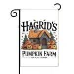 Hagrid's Pumpkin Farm Halloween Garden Flag H-1211