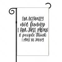 I'm Actually Not Funny Garden Flag S-1209