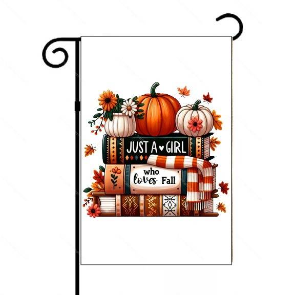 Just A Girl Who Loves Fall Garden Flag F-1247
