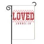 Loved John 3:16 Garden Flag I-1254