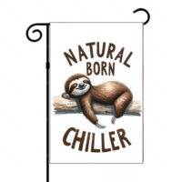 Natural Born Chiller Garden Flag F-1258