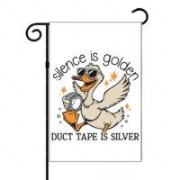 Silence Is Golden Garden Flag S-1236