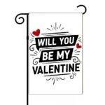 Will You Be My Valentine Garden Flag V-1248