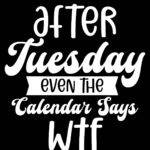 After Tuesday Even The Calendar Says Sarcastic Metal Photo S-1221