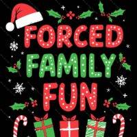 Forced Family Fun Christmas Metal Photo H-1228