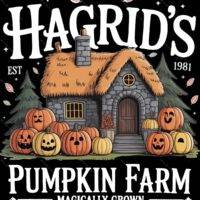 Hagrid's Pumpkin Farm Halloween Metal Photo H-1211