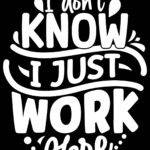 I Don't Know I Just Work Here Metal Photo S-1206