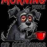 I Don't Like Morning People Metal Photo S-1219