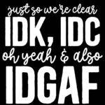 Just So We're Clear Metal Photo S-1218