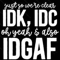 Just So We're Clear Metal Photo S-1218