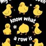 My Ducks Don't Even Know What A Row Is Metal Photo S-1222