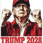 Trump 2028 Metal Photo T-1216