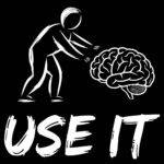 Use Your Brain Metal Photo S-1245