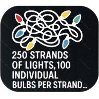 250 Strands Of Lights Griswold Phrase Mouse Pad H-1265