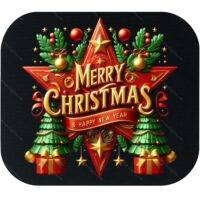 Merry Christmas Mouse Pad H-1240