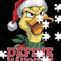 Define Naughty Christmas Duck Jigsaw Puzzle H-1261