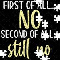 First Of All, No Jigsaw Puzzle S-1203