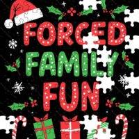 Forced Family Fun Christmas Jigsaw Puzzle H-1228