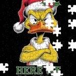 Here We Go Again Christmas Scrooge Duck Jigsaw Puzzle H-1250