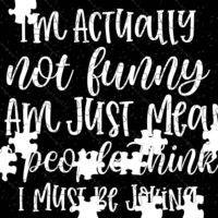 I'm Actually Not Funny Jigsaw Puzzle S-1209