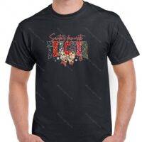 Santa's Favorite Teacher Shirt F-1226