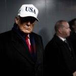 Trump At 2025 Army Navy Game Metal Photo