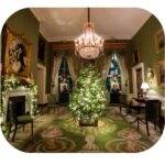 White House Decorated For Christmas Mouse Pad