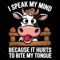 I Speak My Mind Direct to Film (DTF) Heat Transfer S-1325