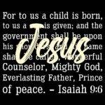 Isaiah 9:6 Direct to Film (DTF) Heat Transfer I-1324