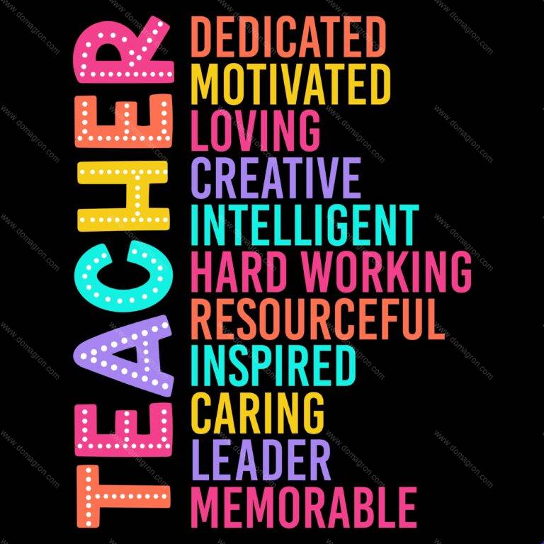 Traits Of A Teacher Direct to Film (DTF) Heat Transfer F-1313