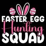 Easter Egg Hunting Squad Direct to Film (DTF) Heat Transfer H-1285
